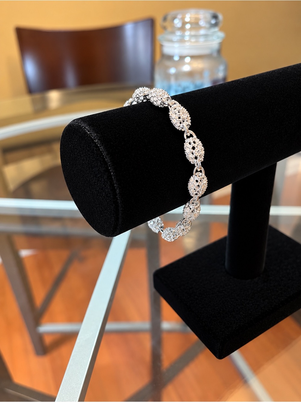 ✨ 925 Sterling Silver Statement Bracelet – 7”